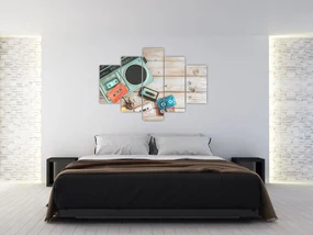 Obraz - Retro rádio (150x105 cm)