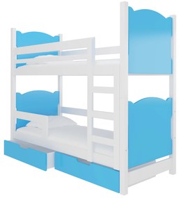 Poschodová detská posteľ 180x75 cm. Akcia -12%. Vlastná spoľahlivá doprava až k Vám domov. 1052097