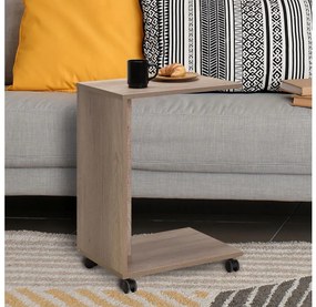 Adore Furniture Odkladací stolík 65x35 cm hnedá AD0141
