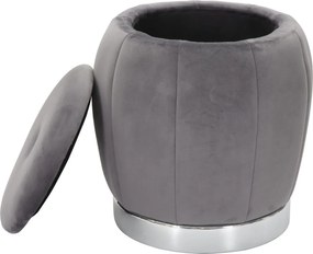Taburet PARIS 43 cm sivý