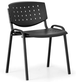 Antares Rokovacia stolička TONY, čierna - konštrukcia čierna