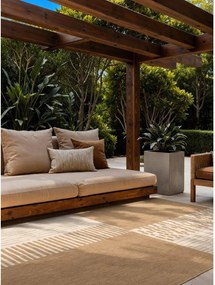 Krémovobiely/v prírodnej farbe vnútorný a vonkajší koberec 160x230 cm Haringey Acacia – Ted Baker