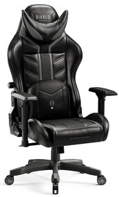 Otočné kreslo Normal Diablo X-Ray 2.0 čierna/šedá