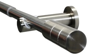 Gardinia Súprava záclonová roztiahnuteľná KRETA 19/16 mm, 120 -210 cm ušľachtilá oceľ , 120 - 210 cm