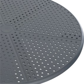 Okrúhly stôl Lacota 60 cm - antracitová