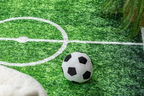 Detský koberec protišmykový BAMBINO 58690 futbalové ihrisko, zelený