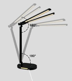 BERGE LED dvojitá stolná lampa 8W - BRUSEL