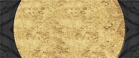 Obraz - Zlatá štruktúra N⁰2 (120x50 cm)