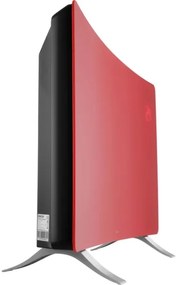 Sencor - Inteligentný elektrický priamy ohrievač/konvektor 1200/2400 W, 230 V, IP24, Wi‑Fi, červený