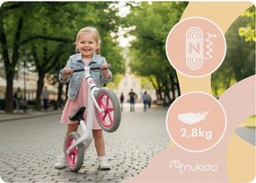 Detský bežecký bicykel Light Flee Nukido