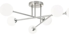 Orion DL 7-786/6 - Prisadený luster SNOWWHITE 6xG9/20W/230V pr. 84 cm matný chróm