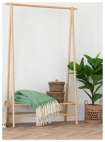 Zelená deka s prímesou vlny 130x170 cm Carmel – House Nordic