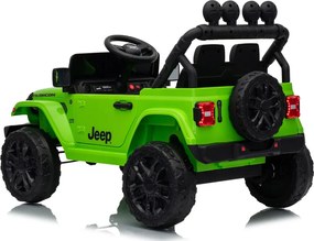 LEAN CARS Akumulátorové vozidlo Jeep Rubicon DK-JWR558 24 V, zelené