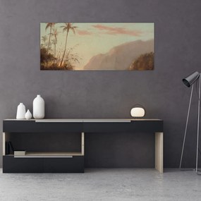 Obraz - Camille Pissarro, A creek in st. Thomas (Virgin Islands), reprodukcia (120x50 cm)