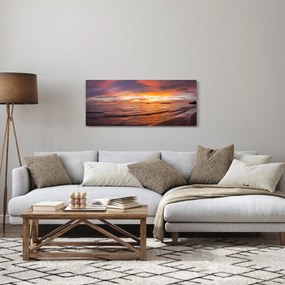 Obraz - Západ slnka (120x50 cm)