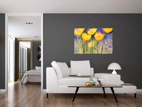 Obraz - Žlté tulipány (90x60 cm)