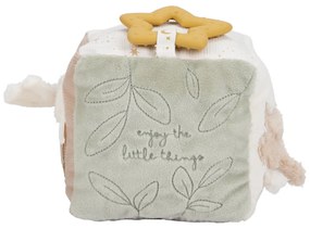 Kocka textilná s aktivitami Newborn Naturals