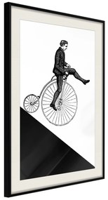 Artgeist Plagát - Cyclist [Poster] Veľkosť: 20x30, Verzia: Čierny rám