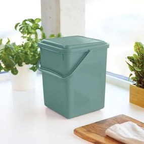 M - Odpadkový kôš na bio odpad, Kompostér BIO, matný zelený, 9l