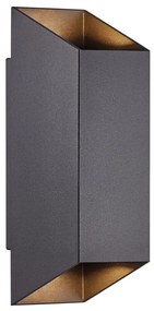 Nordlux - Vonkajšie nástenné svietidlo NICO 2xGU10/35W/230V IP54 čierna