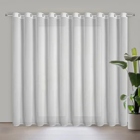 ZÁCLONA NA KRÚŽKOCH ARIADNA2 350X250 CM BIELA