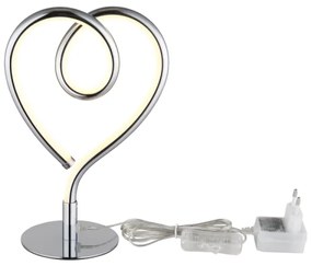 Globo 28054C - LED Stolná lampa AMORE LED/6W/230V lesklý chróm