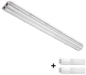 Brilagi -LED Tech. žiarivkové svietidlo OPTIMA T8 2xG13/18W/230V 6500K IP65 128 cm BG1673