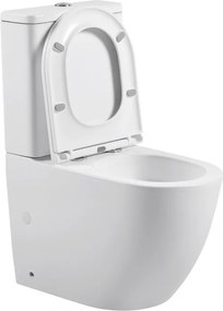 Erga Torre, WC kombi misa 620x385x835 mm, Tornado 2.0 + toaletné sedadlo, biela lesklá, ERG-V03-TORRE-TO2-WH