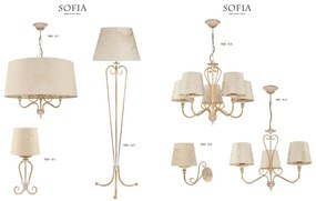 Jupiter 1594 - SI L EC - Stolná lampa SOFIA E27/60W