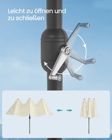 Záhradný slnečník  GPU037L01