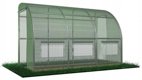 Záhradný fóliovník s rozmermi 4 x 1,5 x 2 m - polovičný