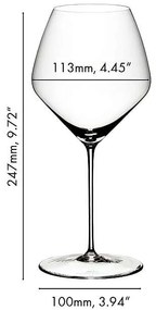 Riedel Veloce Pinot Noir poháre na víno 763 ml 2 ks