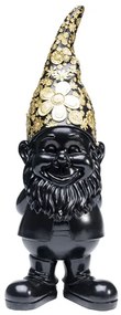 Gnome dekoračný trpaslík čierna/zlatá 61cm