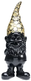 Gnome dekoračný trpaslík čierna/zlatá 61cm
