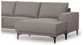 Sivo-hnedá rohová pohovka (pravý roh) Copenhagen – Scandic