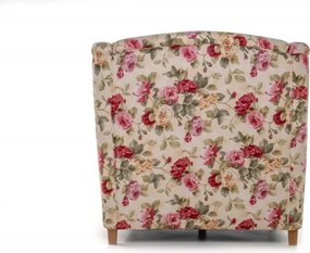 Kreslo AS XXL, sivá / wenge (donna an4092)