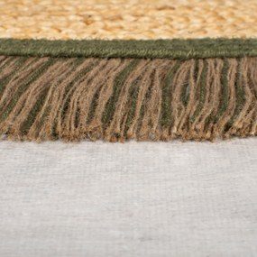 Flair Rugs koberce Kusový koberec Kahana Green kruh - 180x180 (priemer) kruh cm