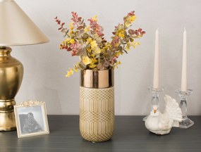 Madame Coco Keramická váza, 26 cm, Ruban Farba: Béžová
