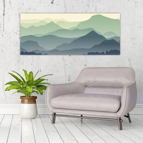 Obraz - Forest Mountain (120x50 cm)