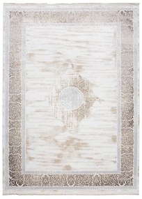 Jemný krémový koberec s ornamentmi Šírka: 80 cm | Dĺžka: 150 cm