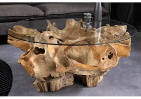 Konferenčný stôl Root 44120 Ø100cm Drevo Teak - Komfort-nábytok