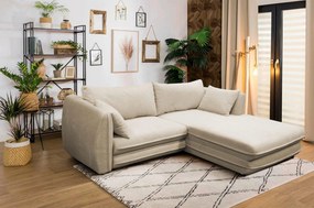 XXXLutz ROHOVÁ SEDAČKA, textil, béžová MID.YOU - Sedačky - 001574005811