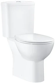 Wc kombi GROHE BAU-CERAMIC alpská biela  so zadným odpadom 39604000