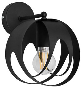 Nástenné svietidlo MOONLIGHT 1xE27/15W/230V čierna