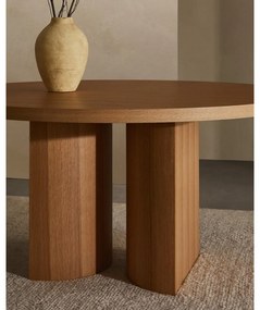 Okrúhly jedálenský stôl v dekore duba ø 150 cm Nealy – Kave Home