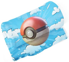 Sablio Deka Pokemon ball Obloha - 150x120 cm