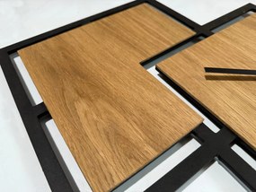 Dekorstudio Moderné drevené hodiny na stenu TRIPLE