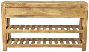 furniture-nabytek.cz - Konzolový stolík drevo mango 130x76x35