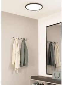 Eglo 900761-LED Stmievateľné stropné svietidlo SARSINA-Z 33,5W/230V pr.45 cm čierna