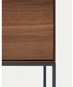 Skrinka v dekore orecha v prírodnej farbe 97,5x160 cm Vedrana – Kave Home